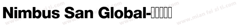 Nimbus San Global字体转换